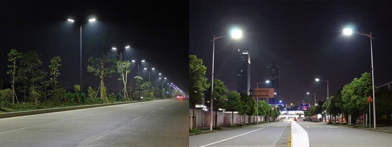 七度照明道路照明效果图